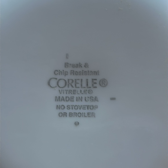 5 Corelle 6 1/4” soup/cereal bowls green double band - Picture 5 of 6